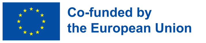 EU-Flagge. Co-funded by the European Union