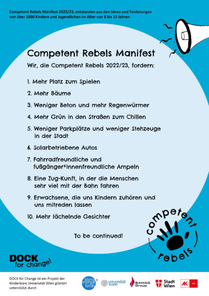 Competent Rebels Manifest 2022/23