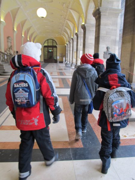 Führung für Kinder im Hauptgebäude der Universität Wien
